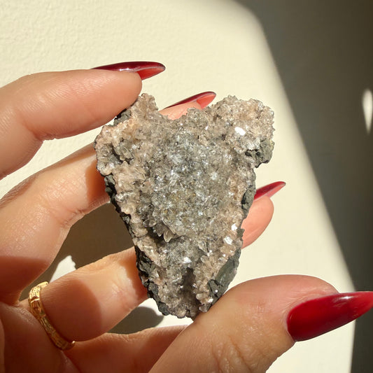 Micro Heulandite + Chalcedony Cluster