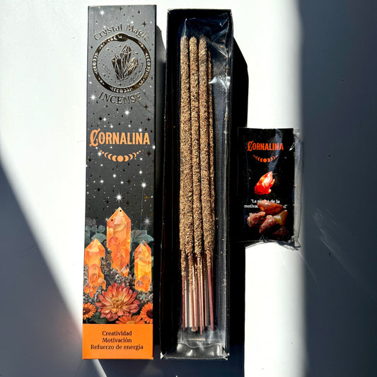 Crystal Magic Carnelian Incense