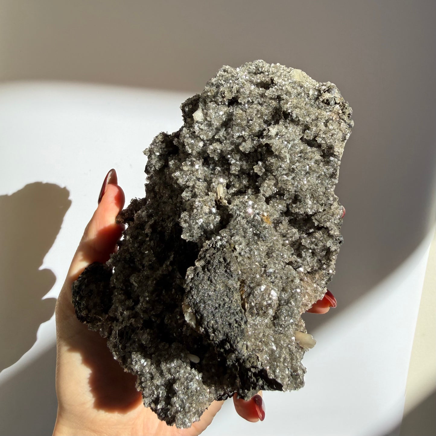 Micro Heulandite + Chalcedony Cluster