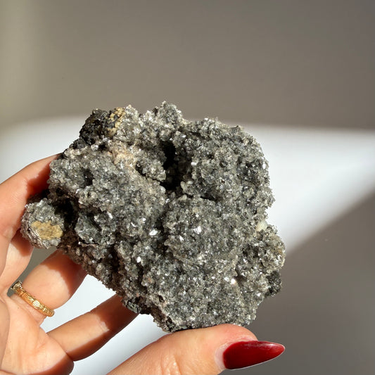 Micro Heulandite + Chalcedony Cluster