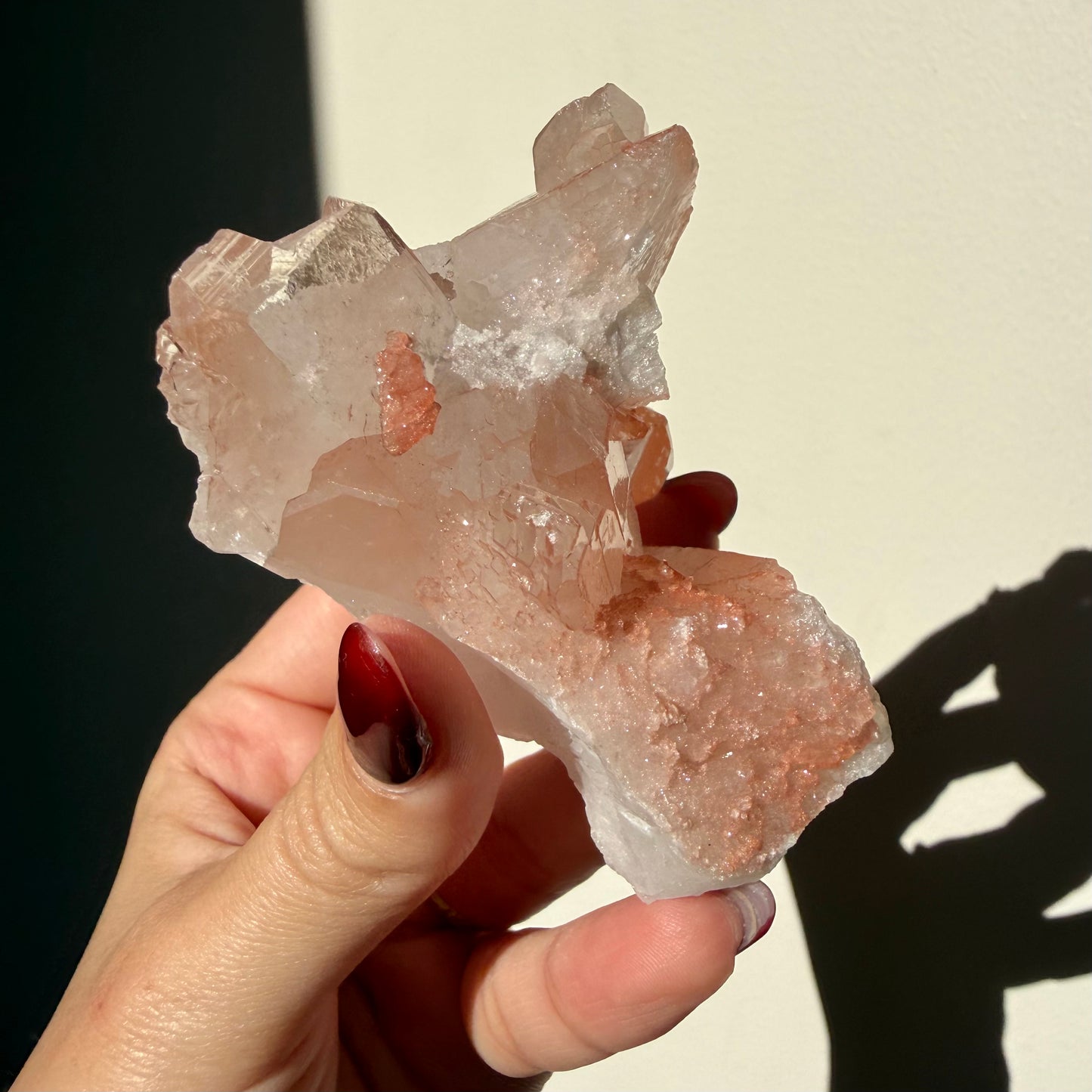 Hematite Quartz Cluster