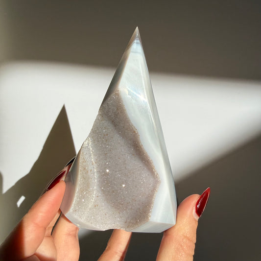 Agate Druzy Diamond