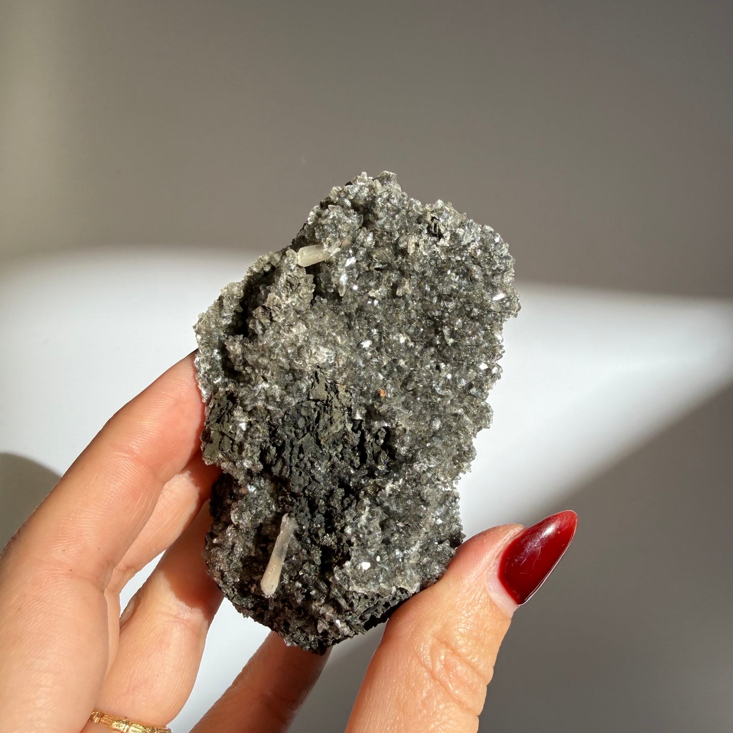Micro Heulandite + Chalcedony Cluster