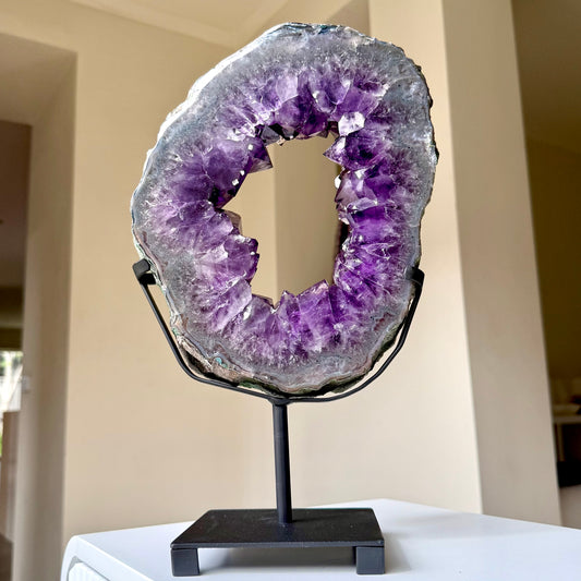 Amethyst Portal On Stand