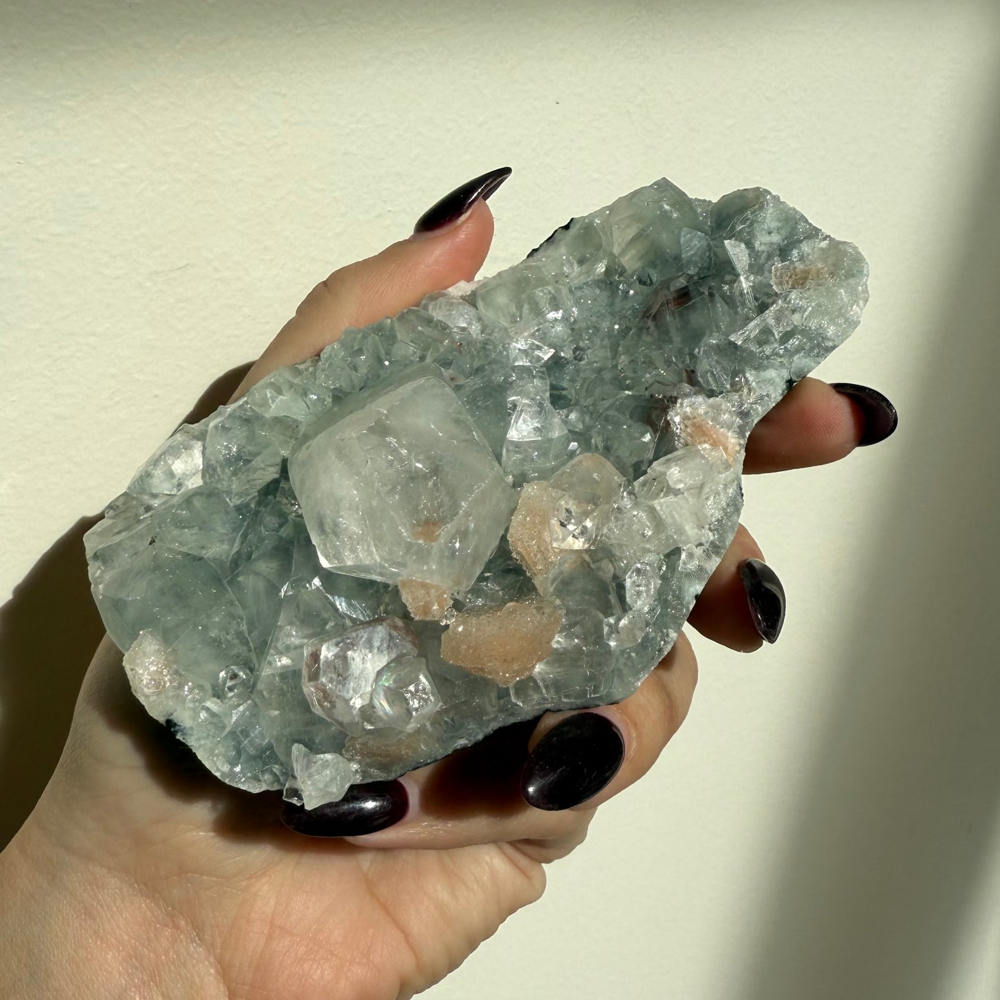 Apophyllite, Stilbite, Heulandite Cluster
