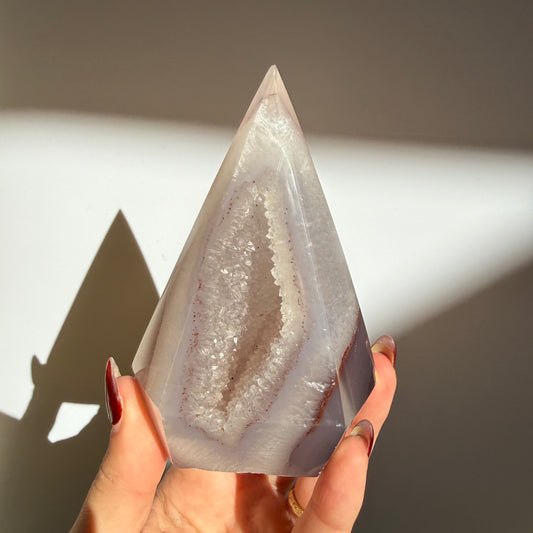 Agate Druzy Diamond
