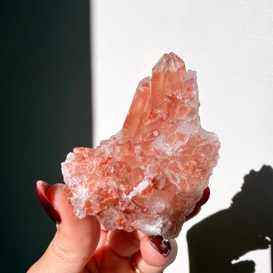 Hematite Quartz Cluster