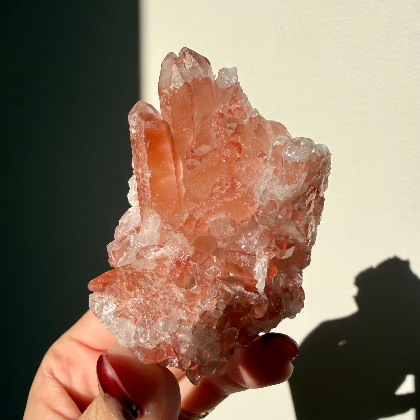 Hematite Quartz Cluster