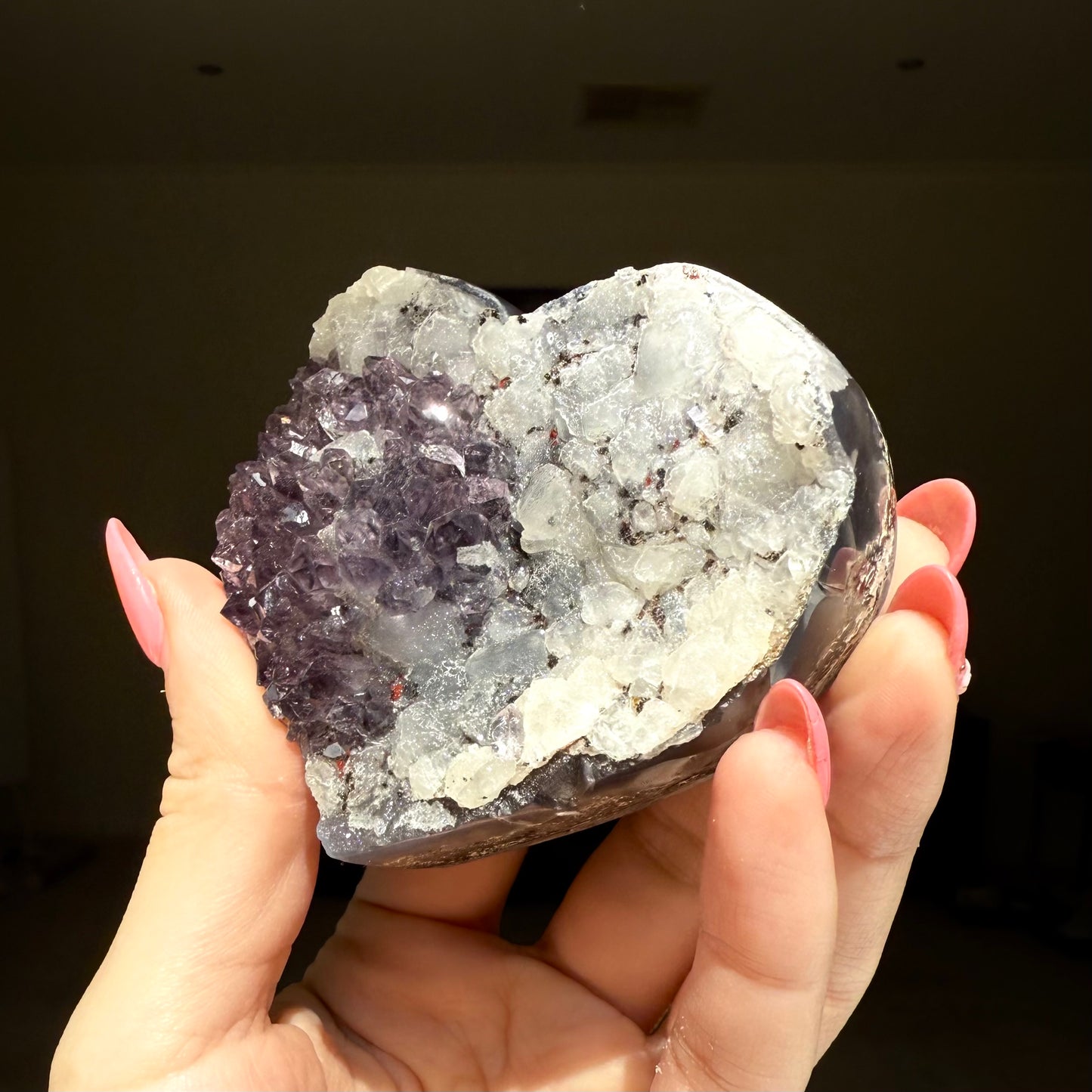 Amethyst Heart