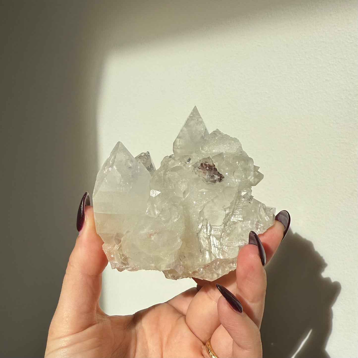 Apophyllite, Heulandite, Calcite Cluster