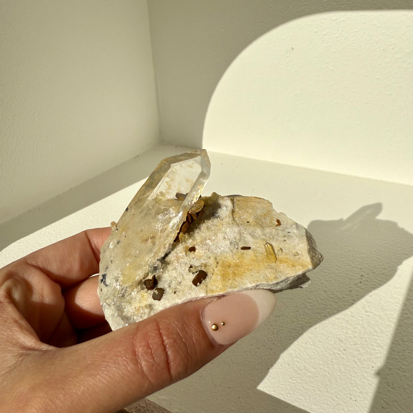 Clear Quartz On Matrix