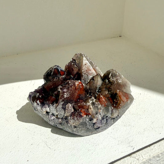 Smoky Alien Amethyst Cluster