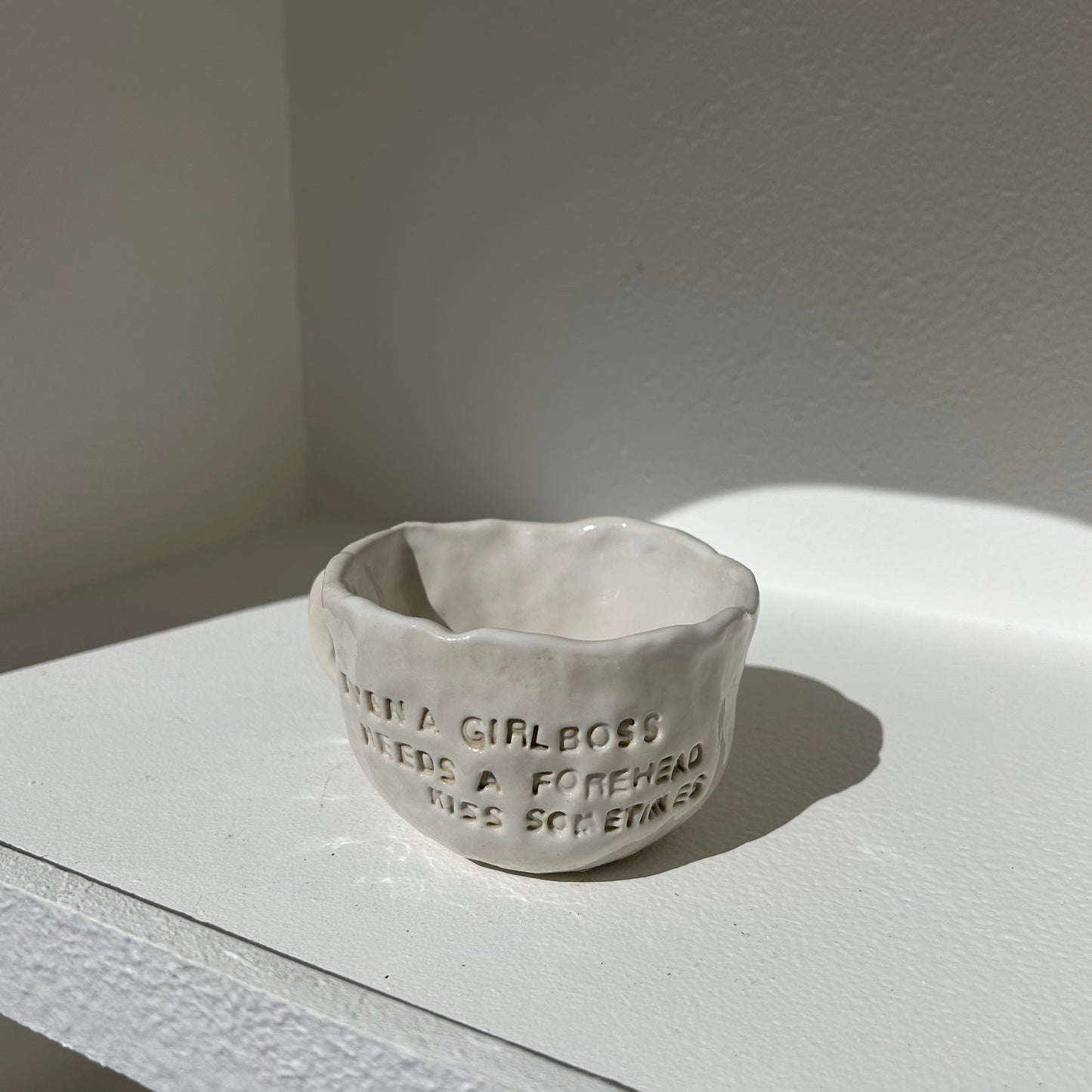 Ceramic Mug - “even a girl boss needs a forehead kiss sometimes”
