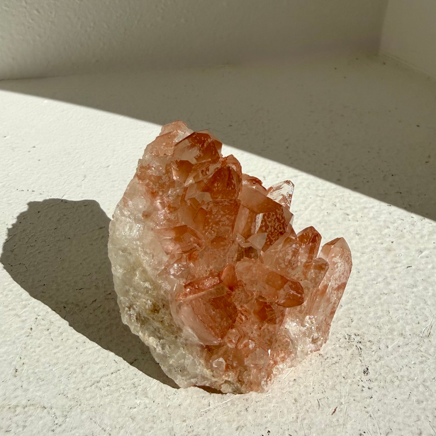Hematite Quartz Cluster