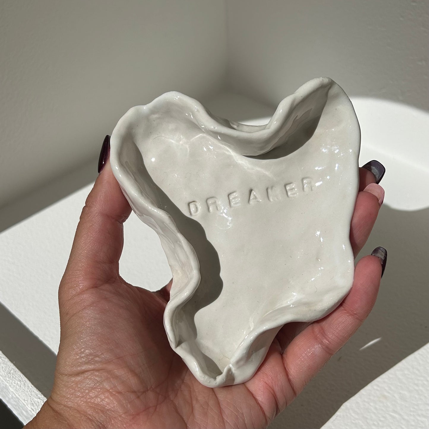 Ceramic Trinket Dish - “dreamer”
