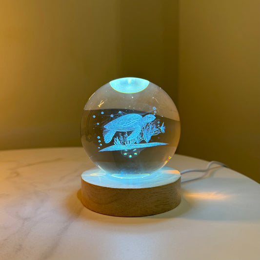Turtle LED Sphere Night Light