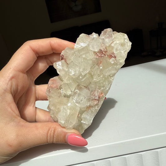 Apophyllite, Heulandite Cluster