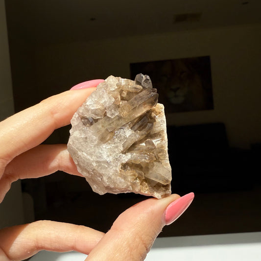 Smoky Citrine Cluster