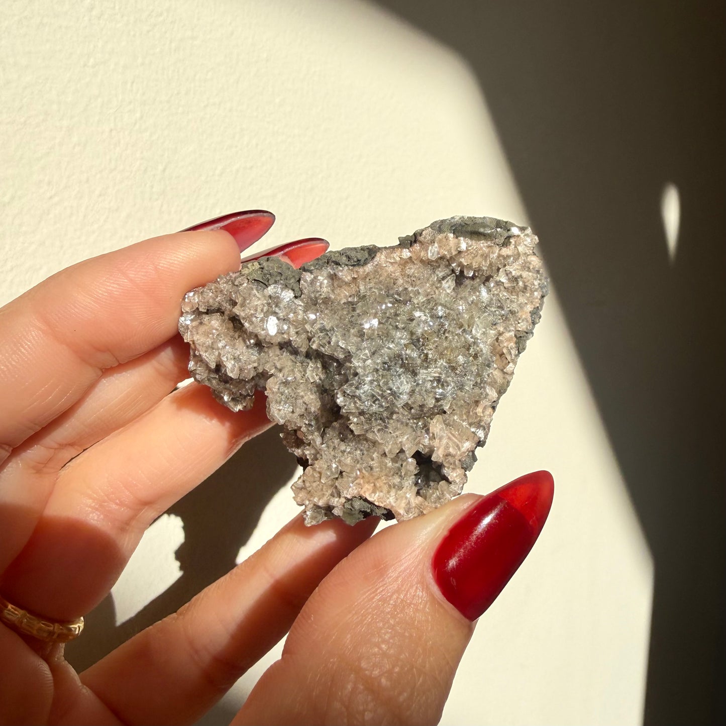 Micro Heulandite + Chalcedony Cluster