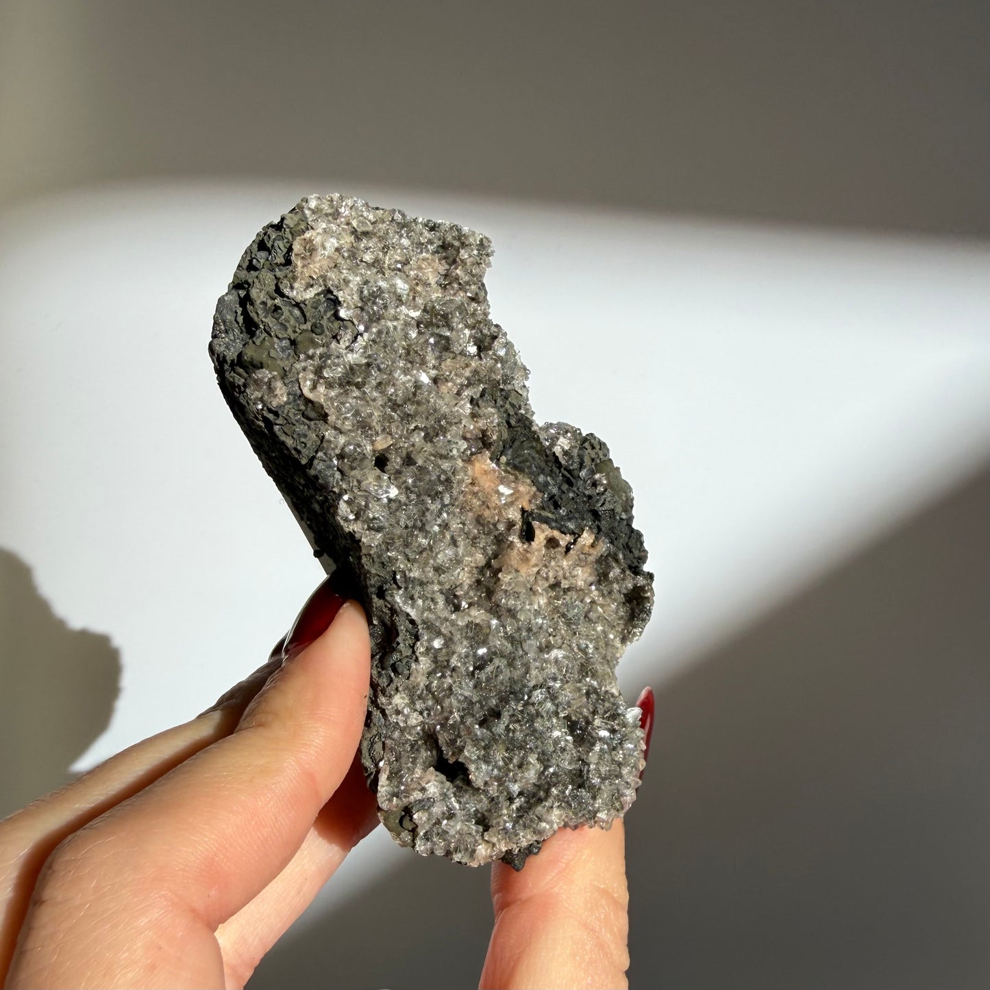 Micro Heulandite + Chalcedony Cluster