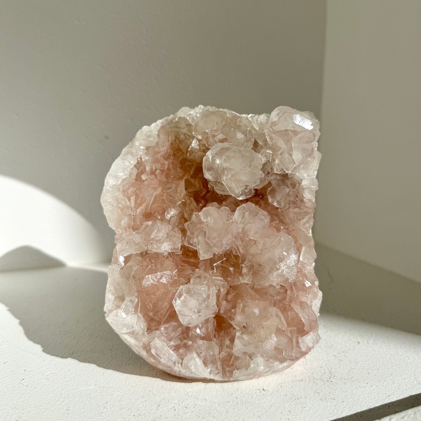 Pink Apophyllite Freeform Cluster