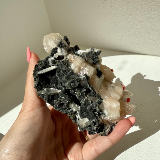 Black Chalcedony, Heulandite Cluster