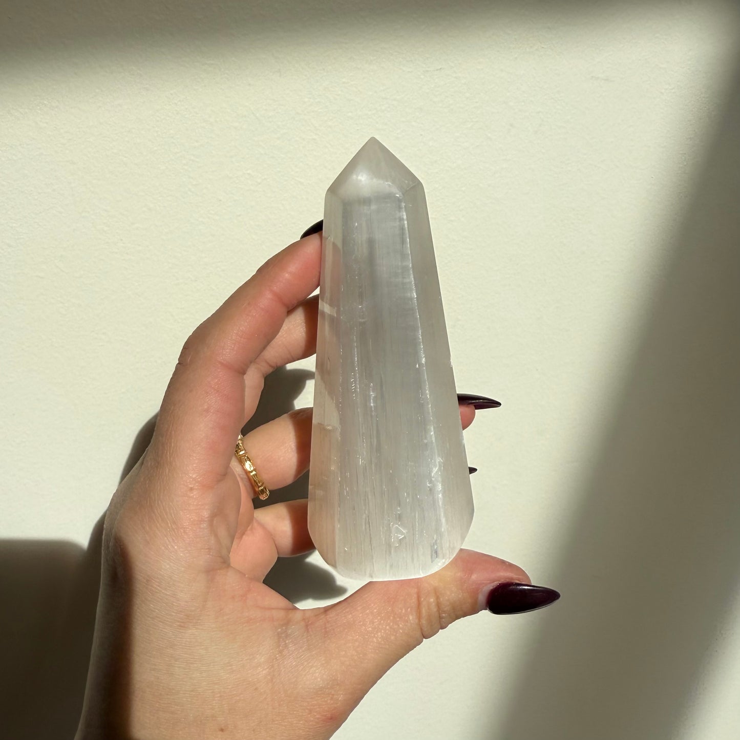 Selenite Obelisk