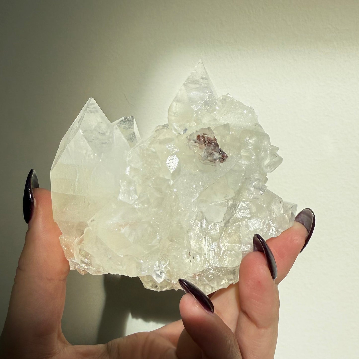 Apophyllite, Heulandite, Calcite Cluster