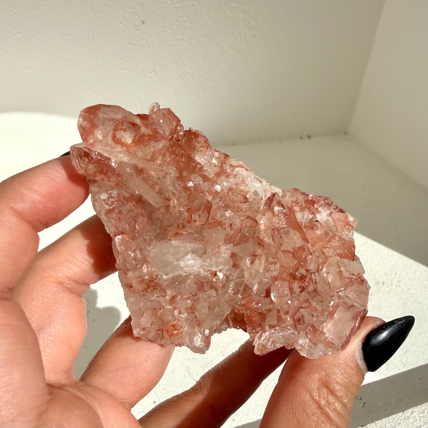 Hematite Quartz Cluster