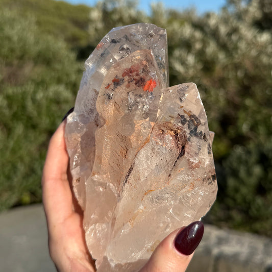 Lodalite Quartz Cluster