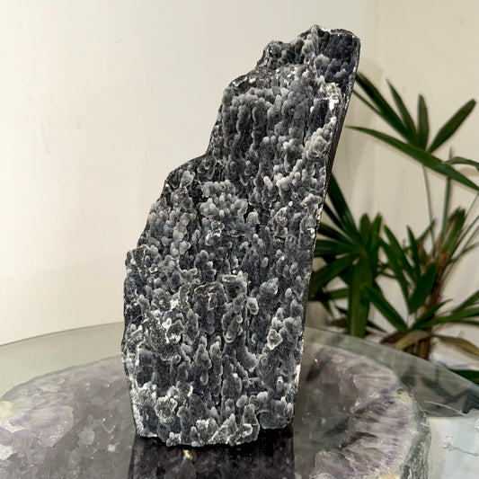Black Stalactite Chalcedony Freestanding Cluster