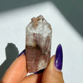 Hematite Quartz Point