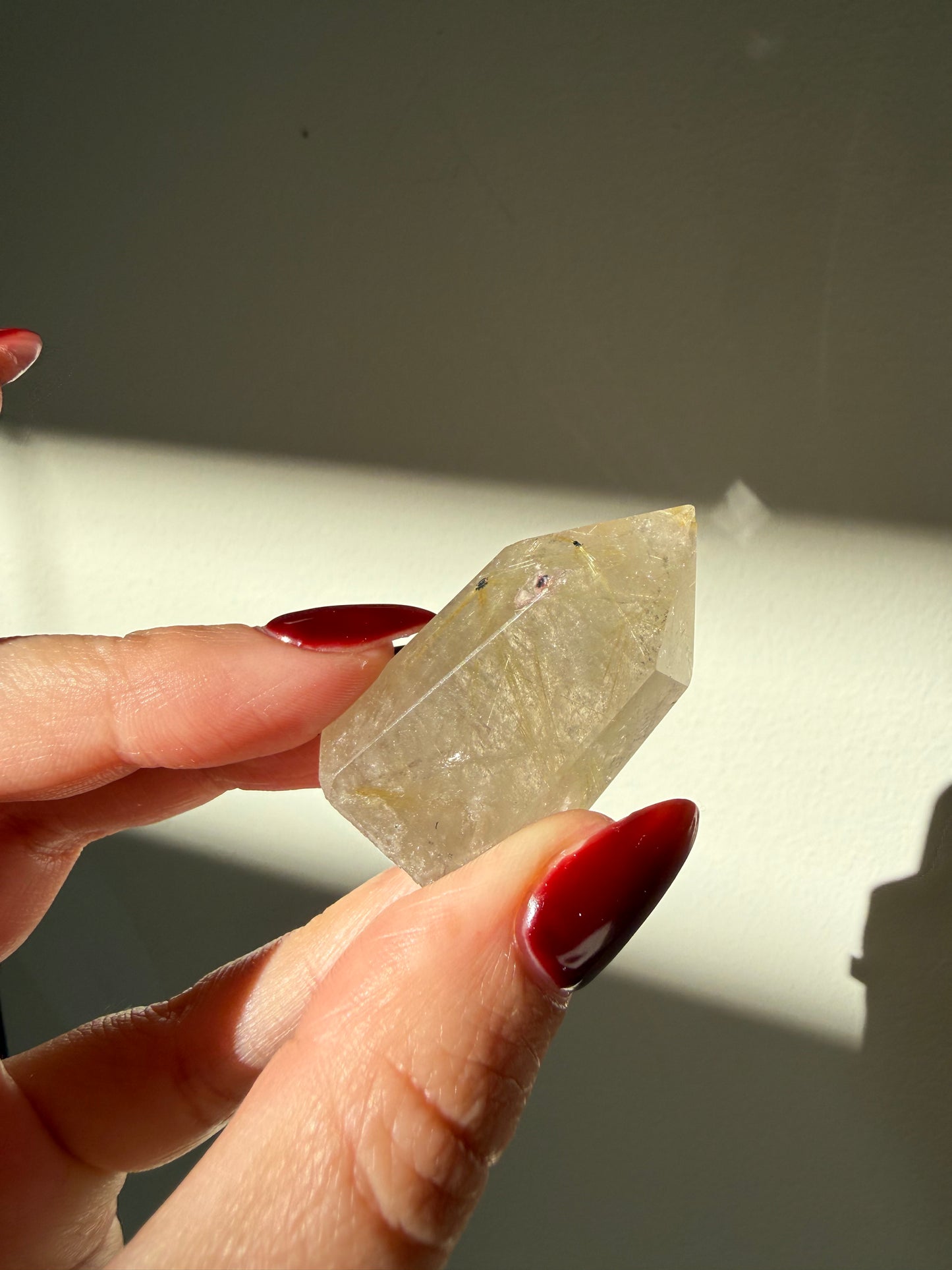 Rutile Quartz Point