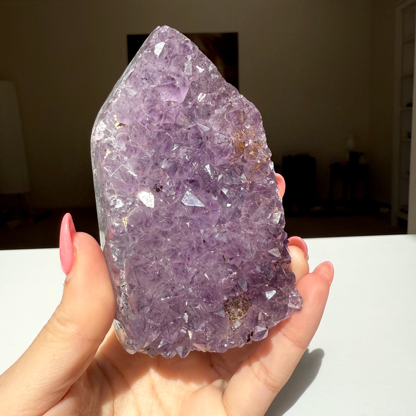 Amethyst, Cacoxenite Point
