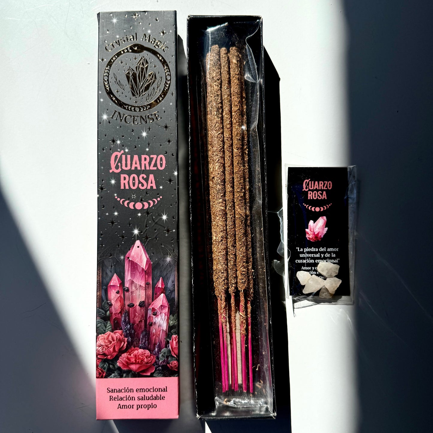 Crystal Magic Rose Quartz Incense