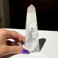 Agate Druzy Obelisk