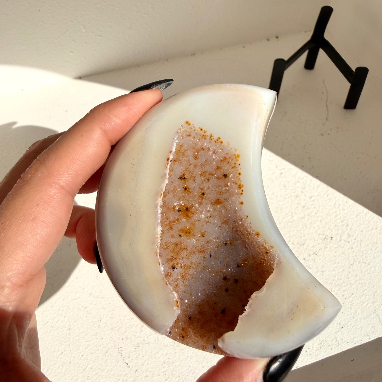 Agate Druzy Moon