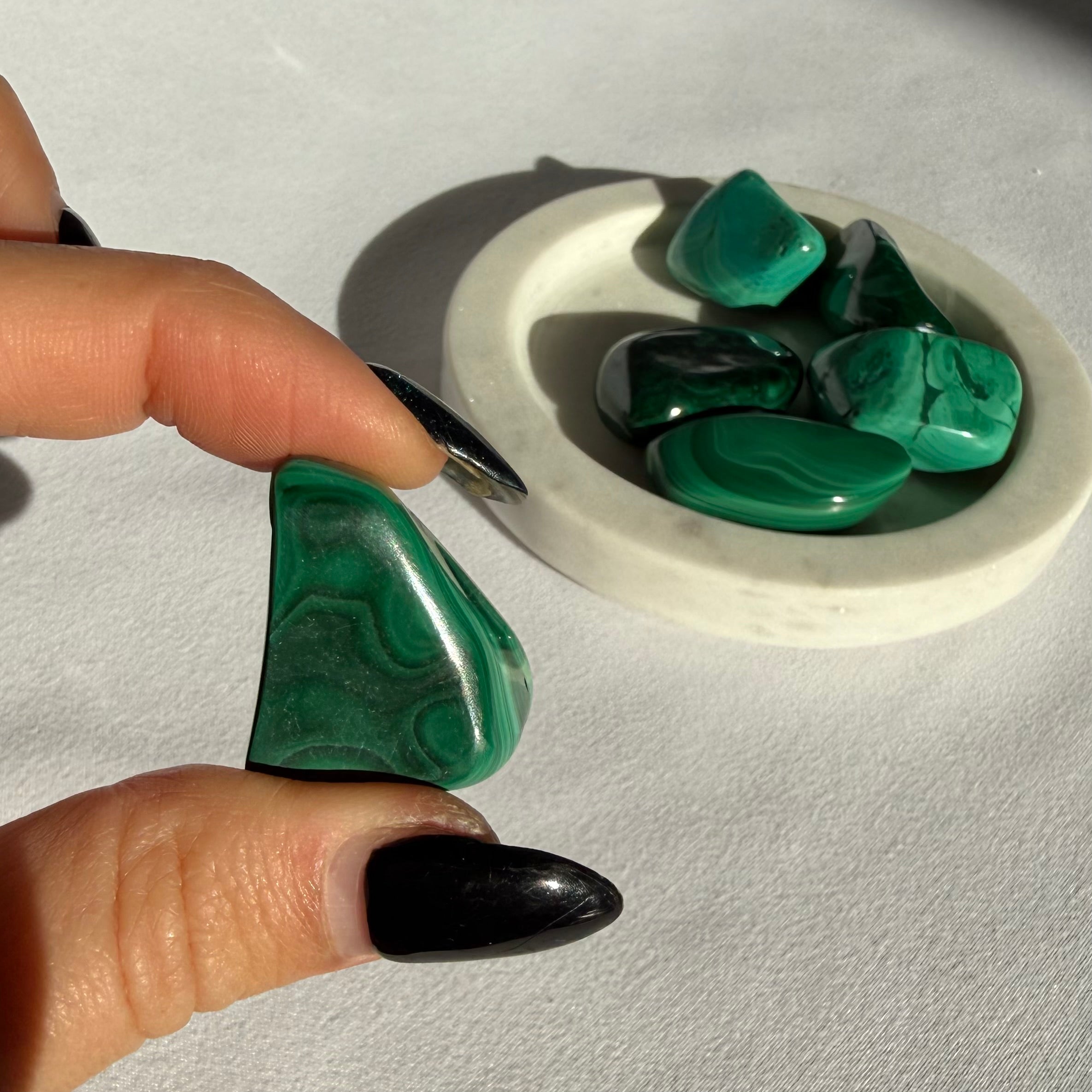 Malachite Tumbles