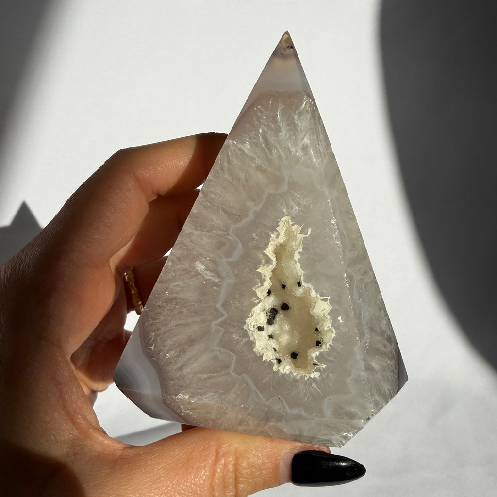 Agate Druzy Diamond