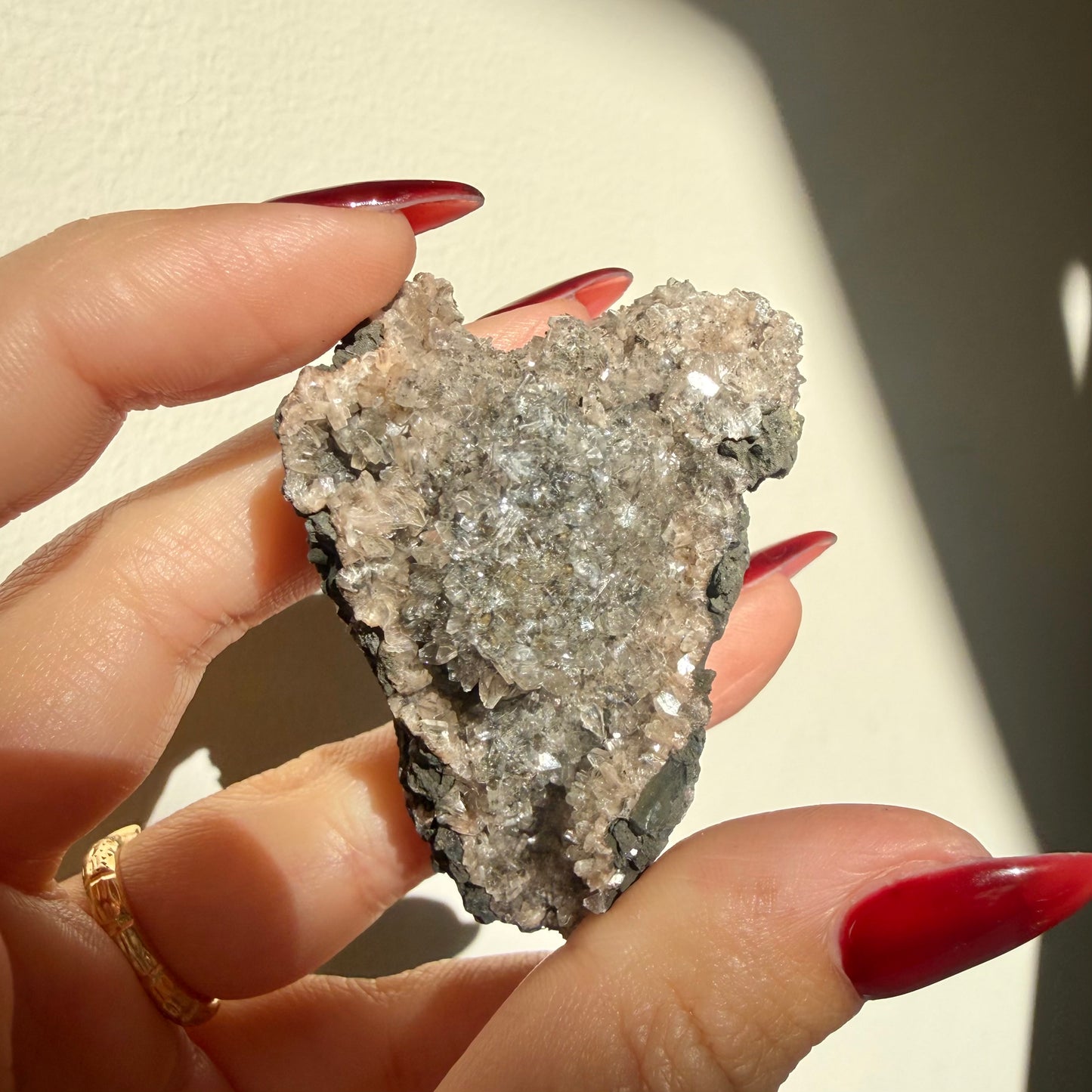 Micro Heulandite + Chalcedony Cluster