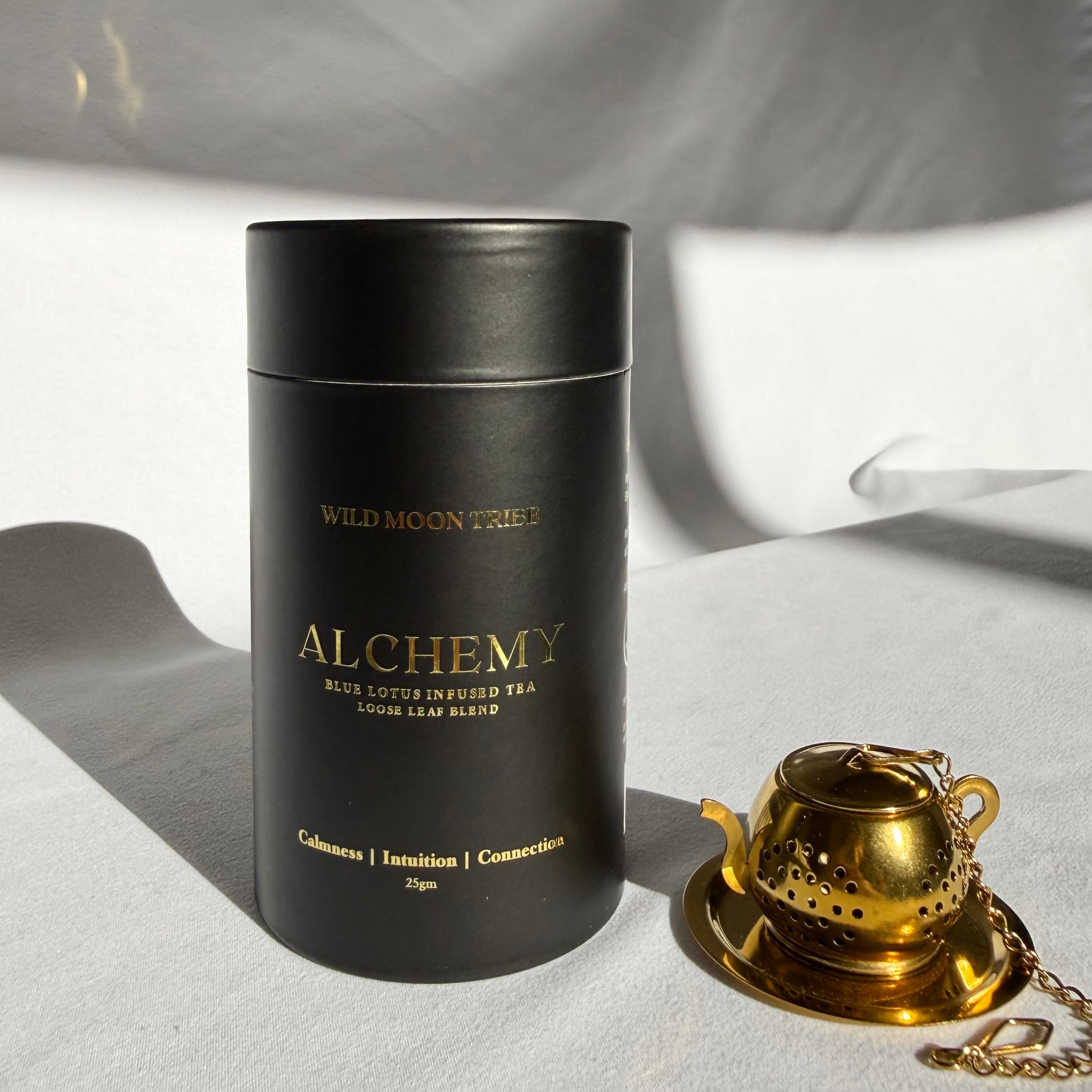 Alchemy Tea + Gold Tea Pot Infuser