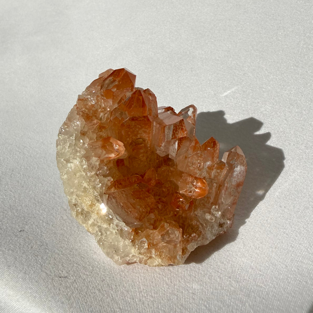 Hematite Quartz Cluster
