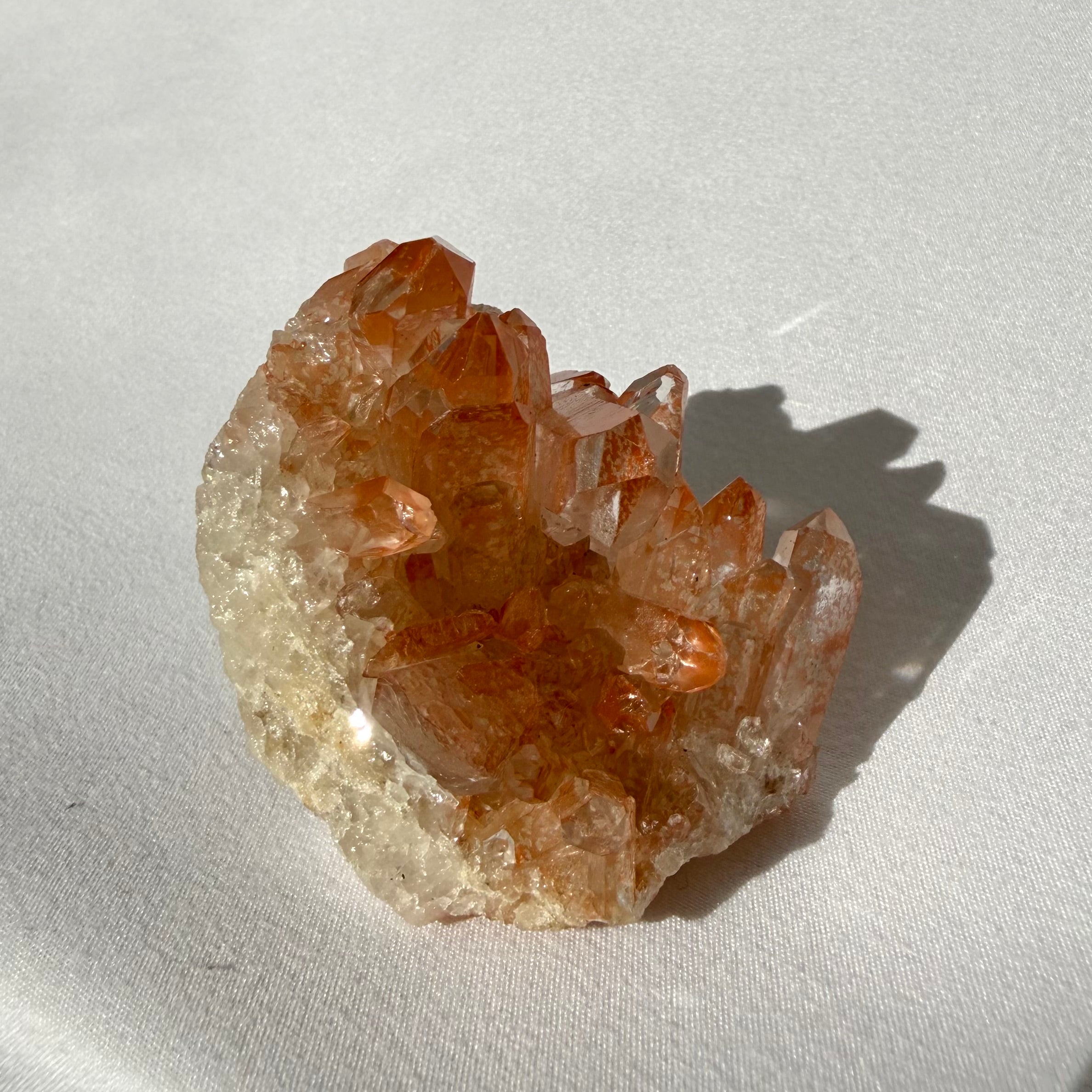 Hematite Quartz Cluster