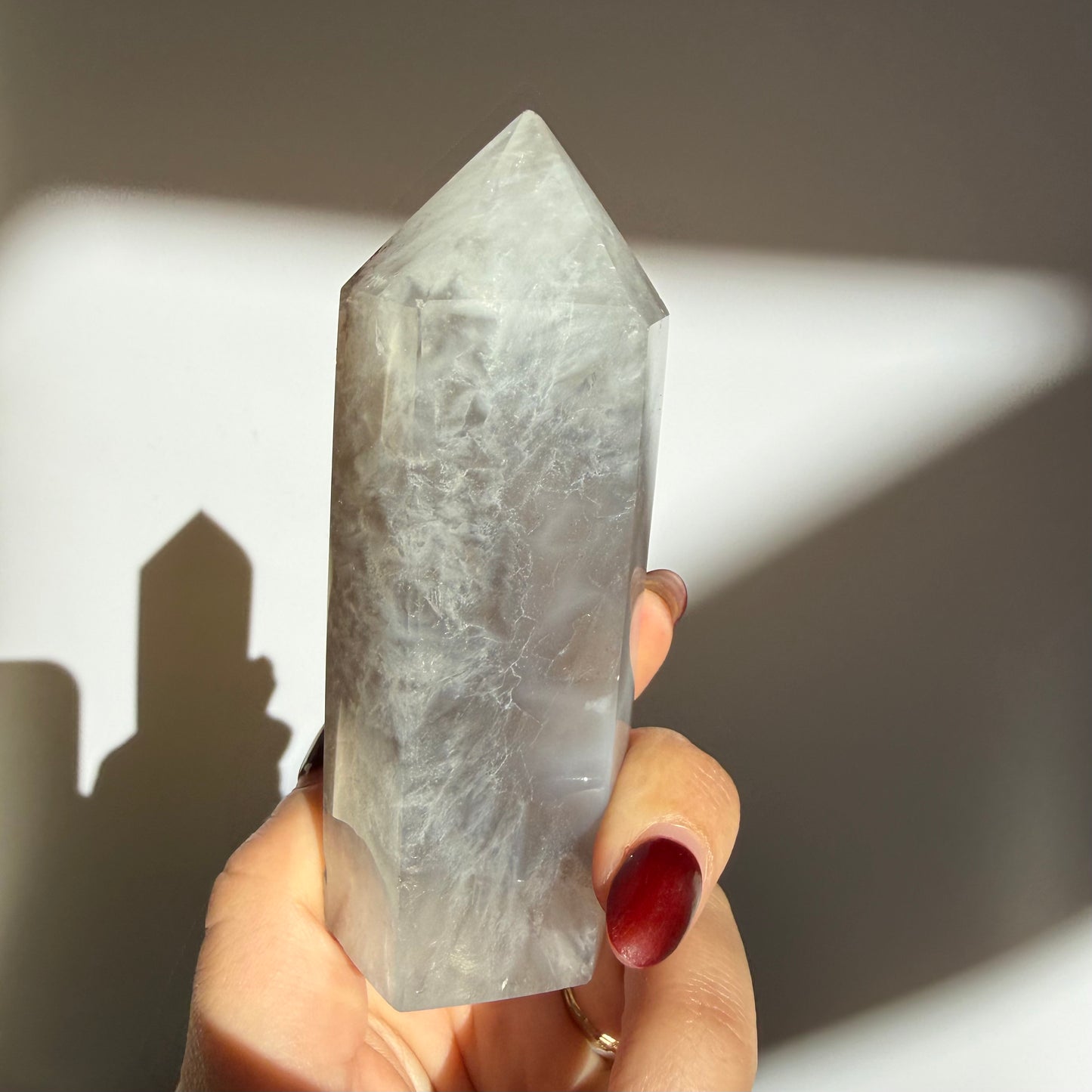 Agate Druzy Point