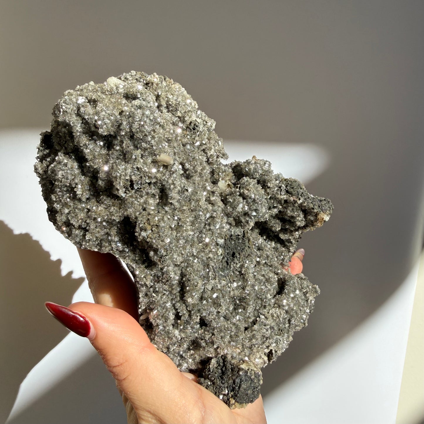 Micro Heulandite + Chalcedony Cluster
