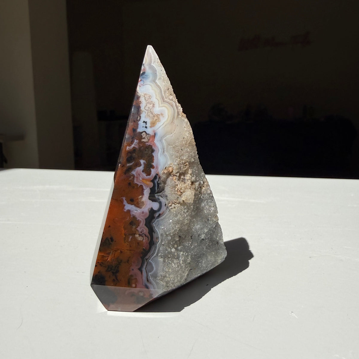 Agate Druzy Diamond