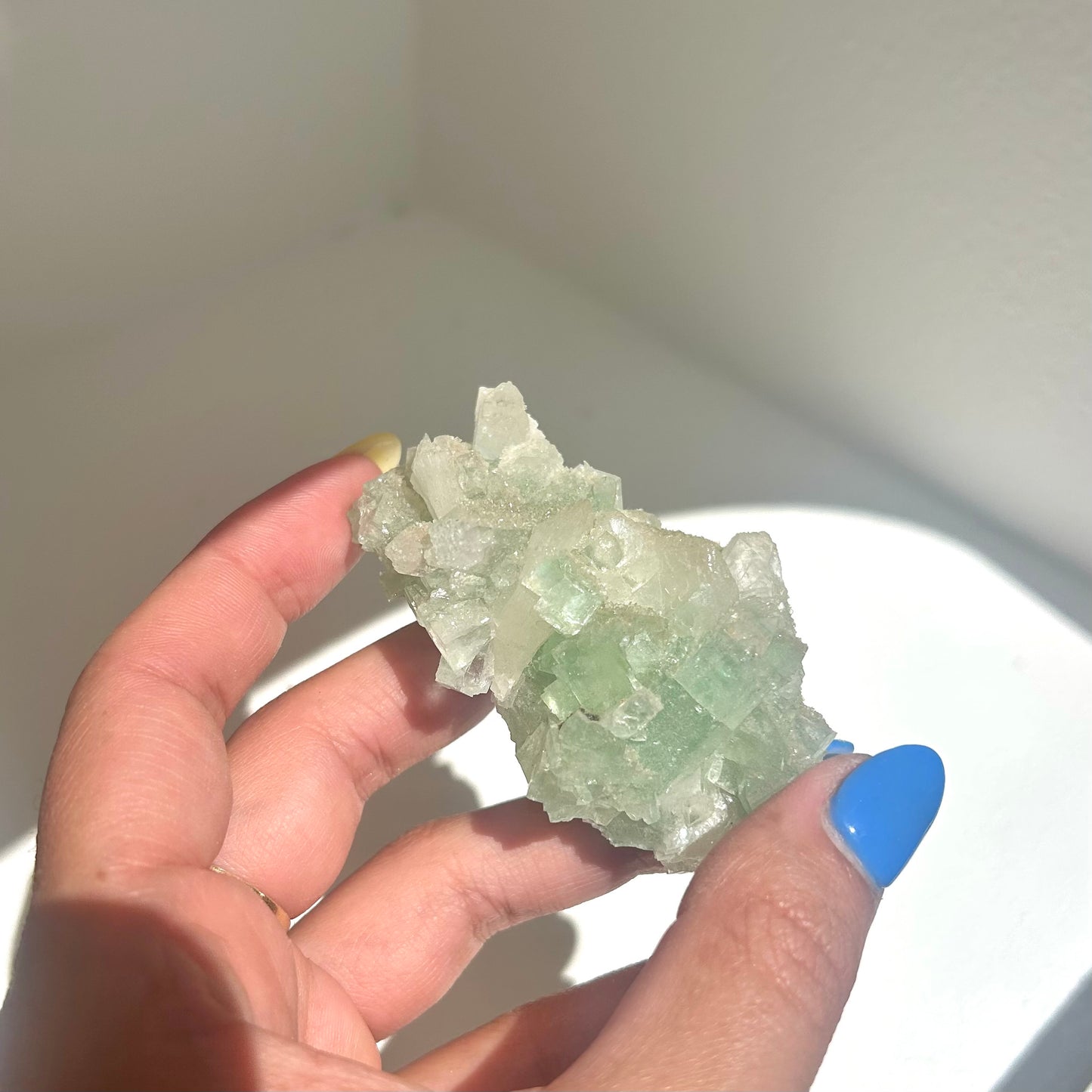 Green Apophyllite Cluster