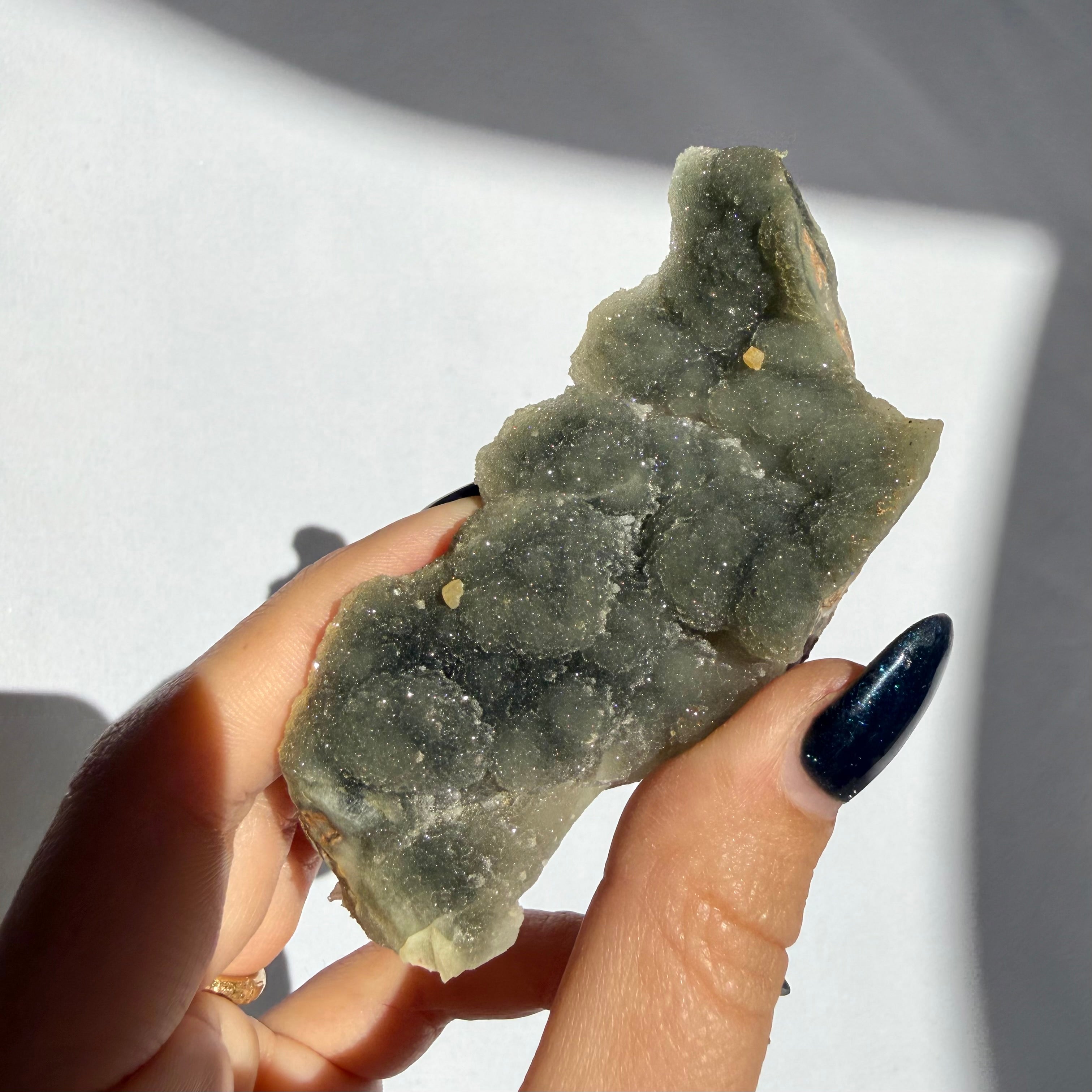 Uruguayan Prasiolite Cluster
