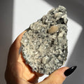 Heulandite On Black Chalcedony Cluster