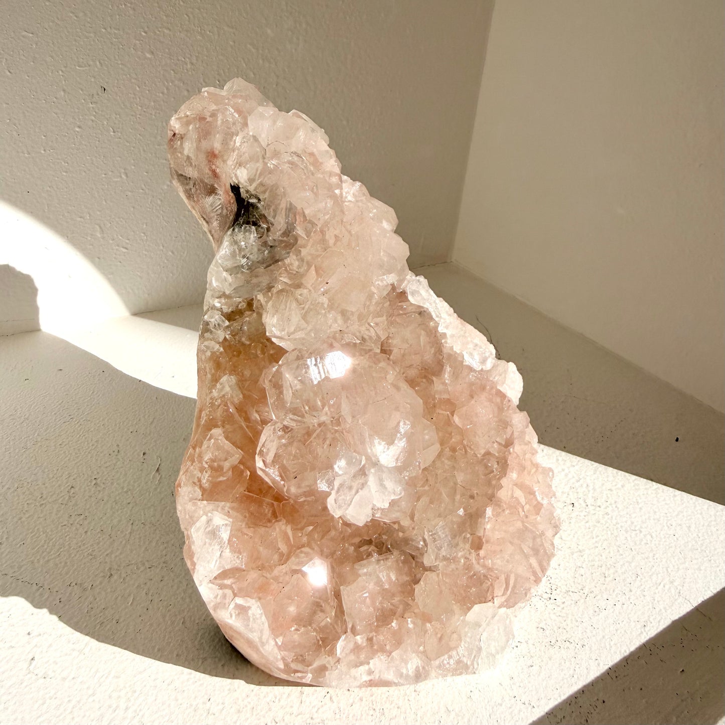 Pink Apophyllite Freeform Cluster